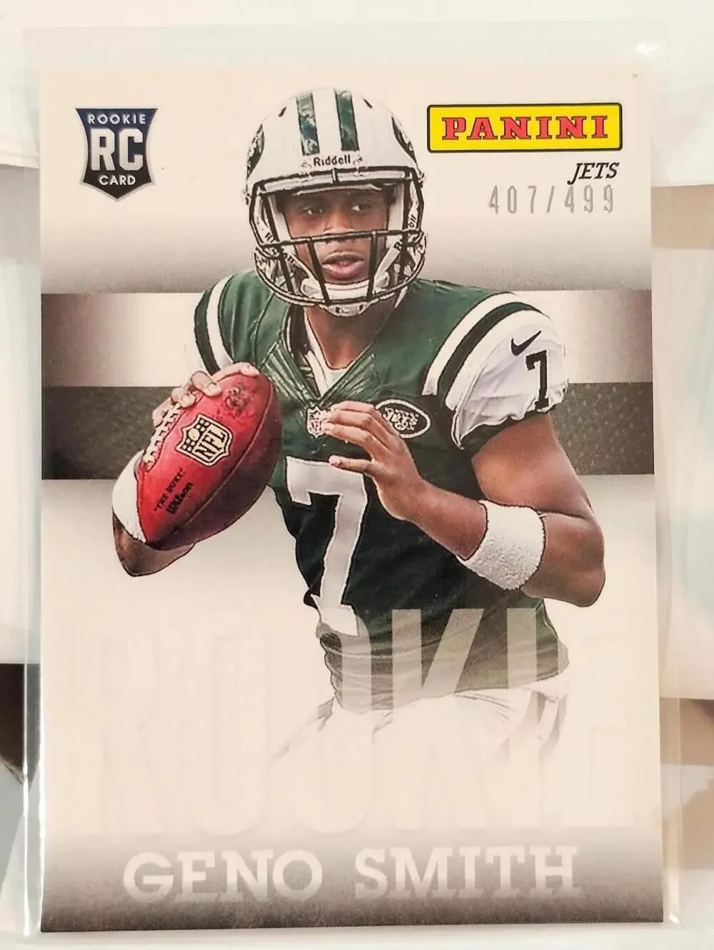 Geno Smith 2013 Panini Jets Rookie Card #27 - Limited Edition 407/499